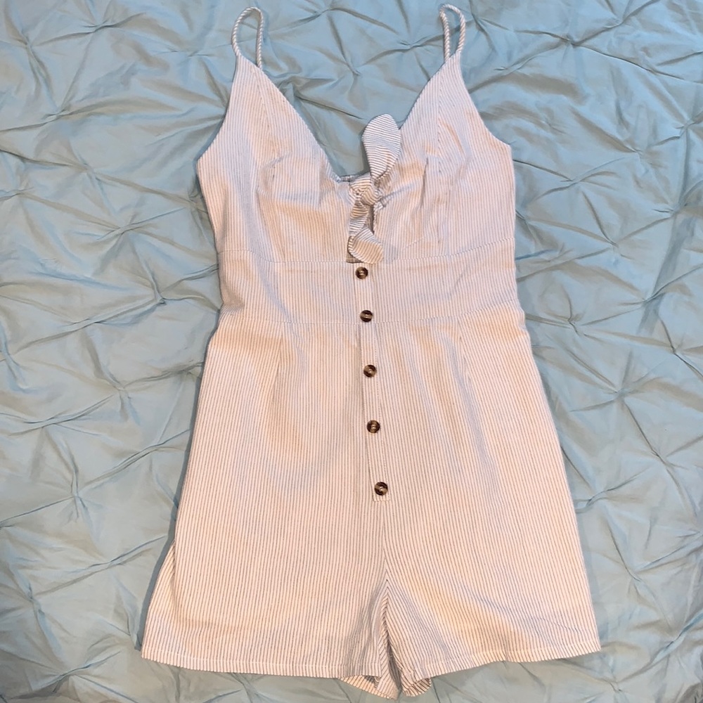 CRESCENT striped romper